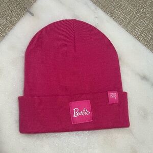 Love Your Melon x Barbie Cuffed Beanie Pink One Size